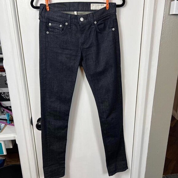 Rag & Bone Dark Wash Ankle Skinny Jeans Size 24 - Picture 2 of 10